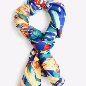 Debbie Martin Palm Leaf Print Scarf